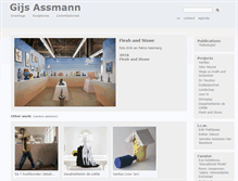 Tablet Screenshot of gijsassmann.com